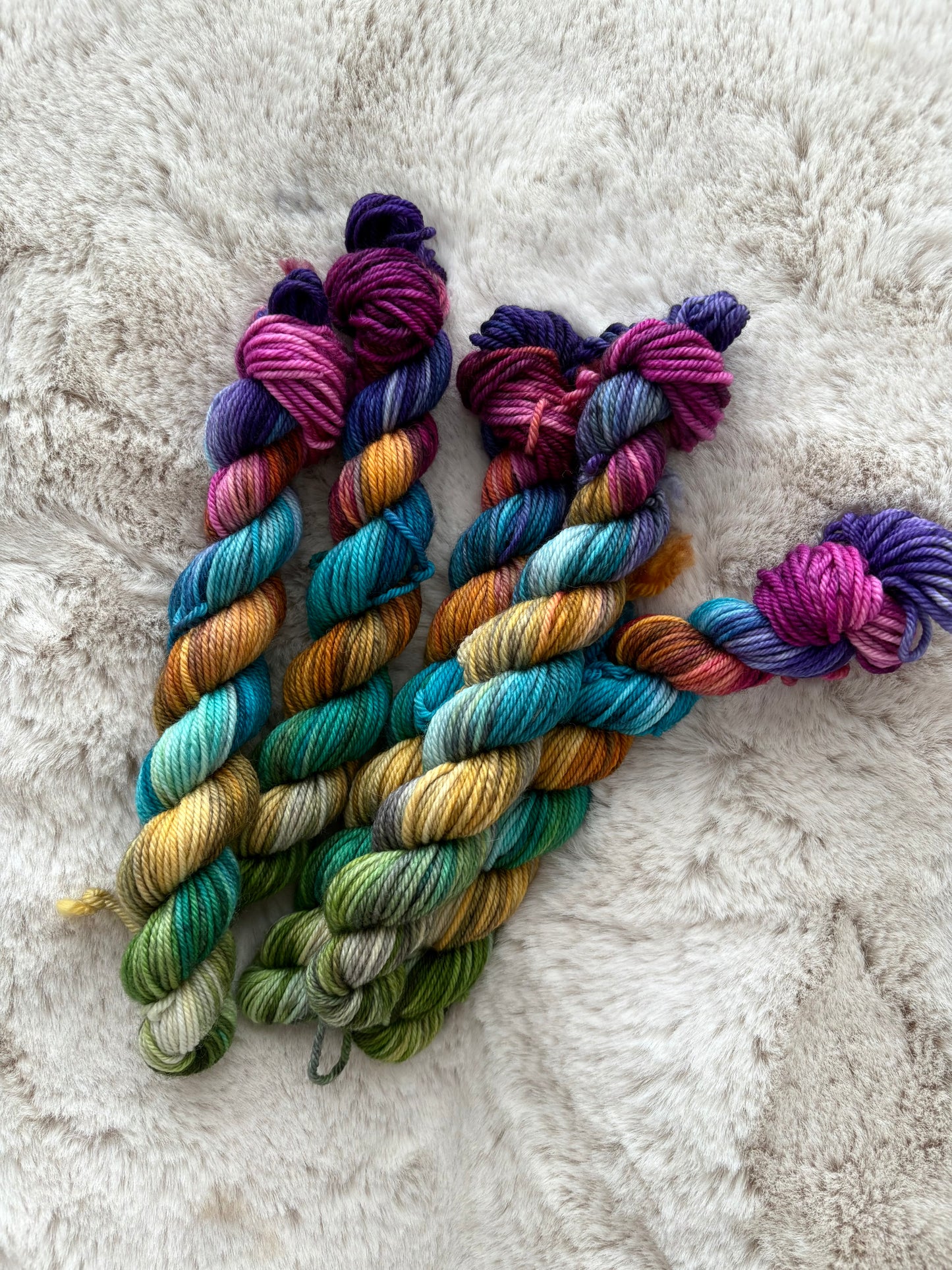 blackened pinkbow // lush sock + lush dk // 20g