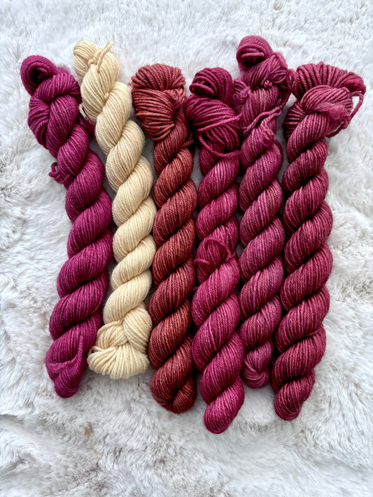 Mini set reds // classic sock // 120g